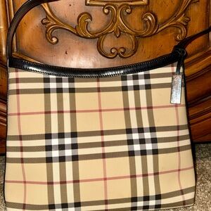 Burberry Checkered Shoulder Bag